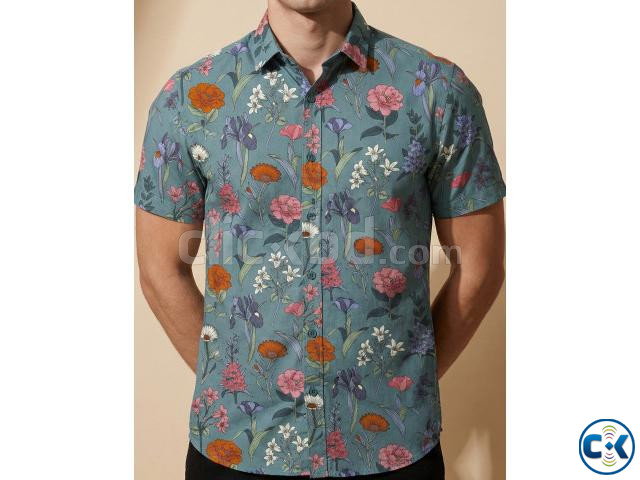 Elegant Light Blue Shirt Professional Look large image 2