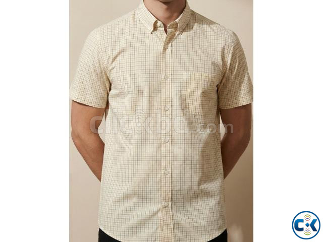 Elegant Light Blue Shirt Professional Look large image 3
