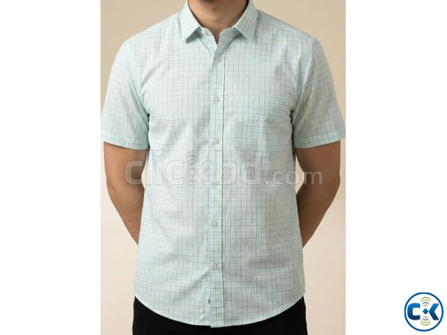 Elegant Light Blue Shirt Professional Look large image 4