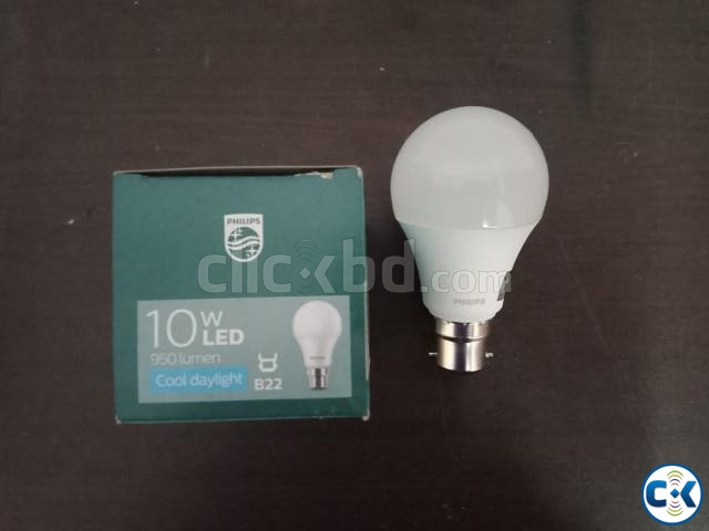 PHILIPS 10W Led Energy Saving Bulb Pin Type White Color large image 1