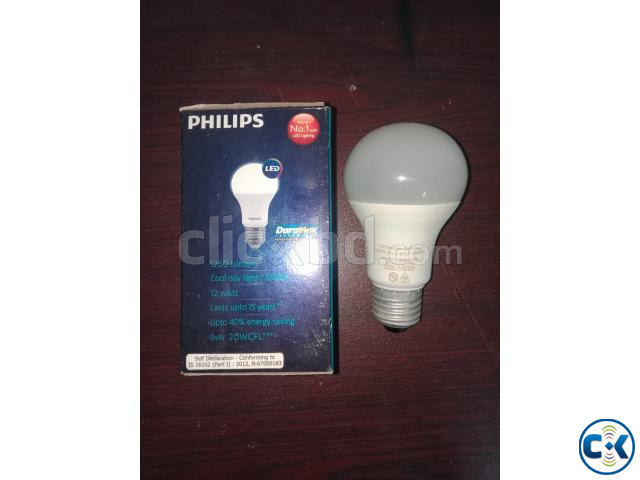 PHILIPS 12W Led Energy Saving Bulb E27 Thread Type White C large image 1