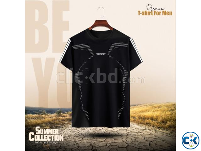 Stylish Comfortable sports T-Shirt 5 Five pis combo offer large image 3