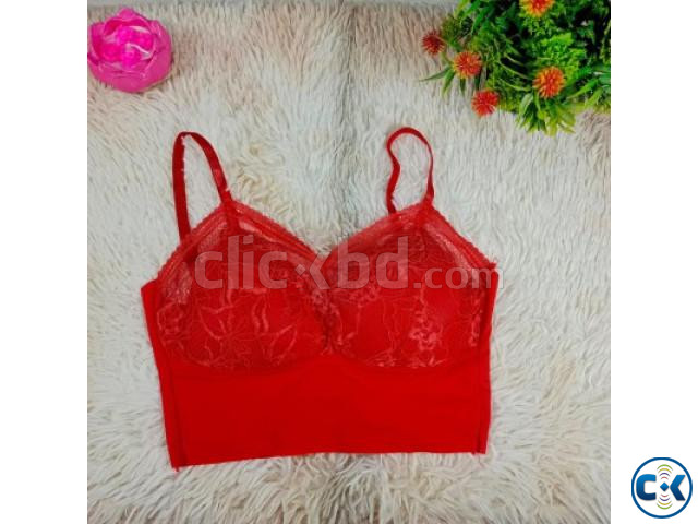 Premium Floral Less Bra Top Collection large image 1