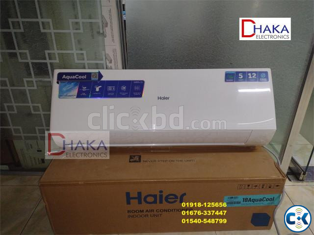 Haier 1.5 Ton Split AC HSU-18AquaCool Pro Official large image 1