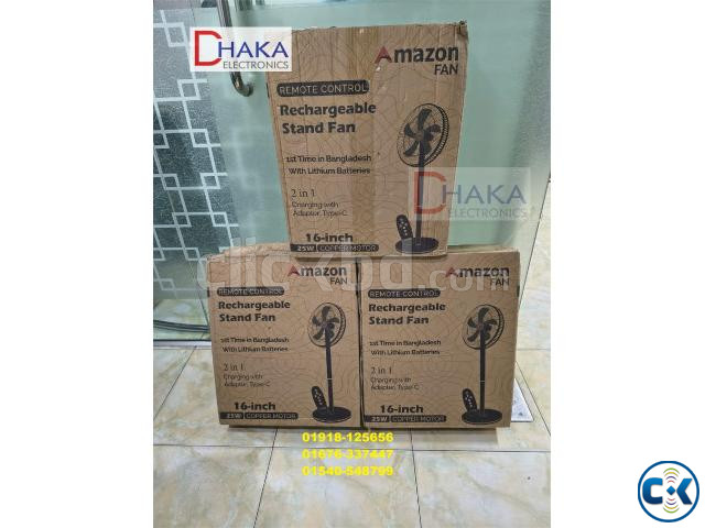 16 HT-AF15 Rechargeable Remote Control Fan Amazon large image 1