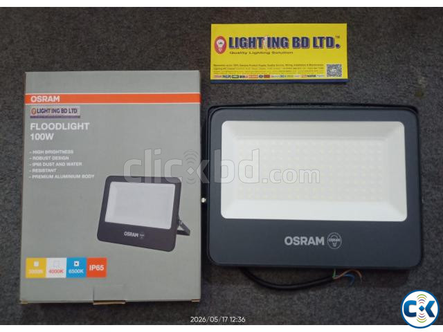 Osram 100W LED Flood Light SMD Chips 6500k White Color large image 2