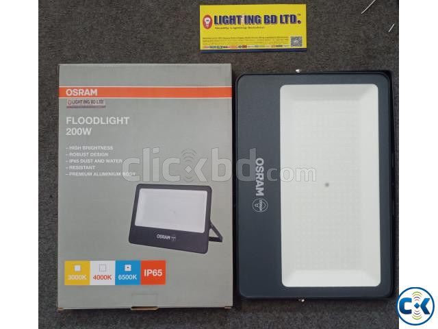 Osram 200W LED Flood Light SMD Chips 6500k White Color large image 2