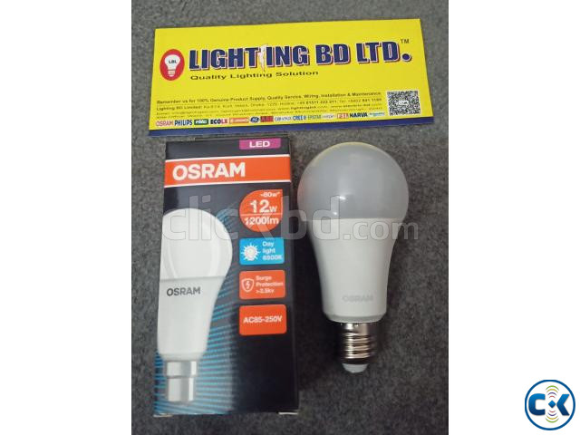 OSRAM 12W LED STAR CLASSIC A BULB DAYLIGHT 6500k Made In Prc large image 1
