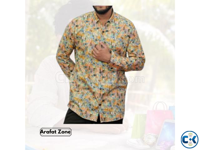 Digital Print Cotton Shirt large image 1