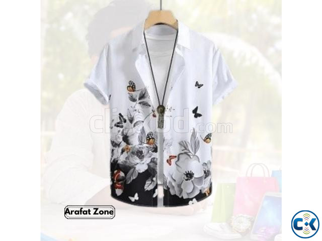 Half Sleeve Cotton Shirt For Men large image 3