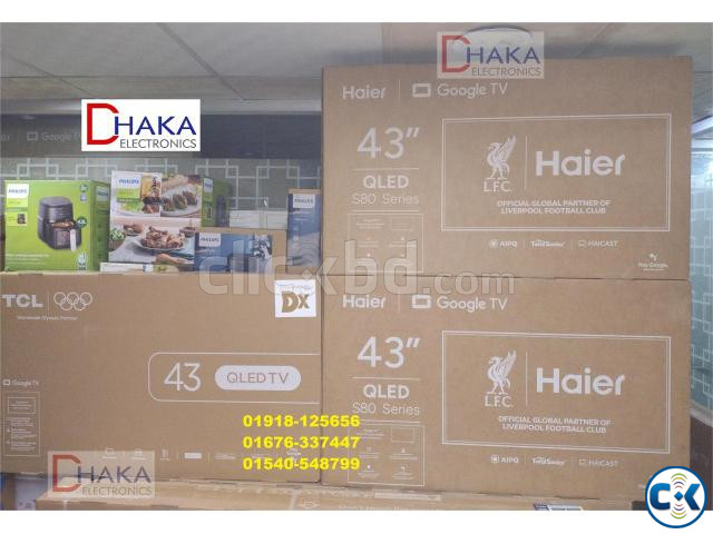 Haier 43 inch H43S80GUX QLED 4K Google TV Official large image 1