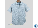 Pure Cotton Half Sleeve Print Shirt