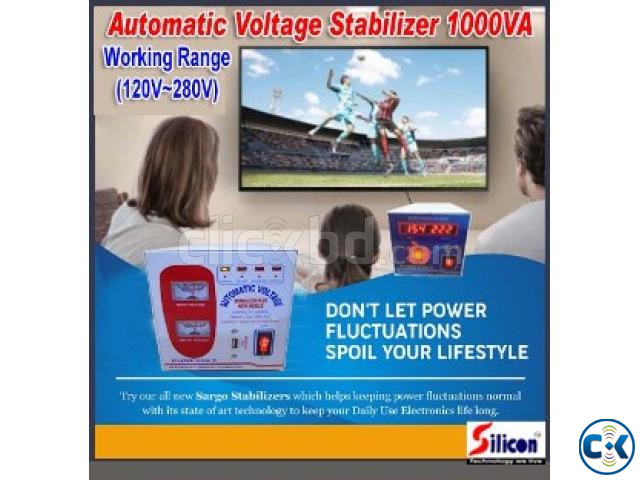 VOLTAGE STAVILIZER 1000VA large image 2