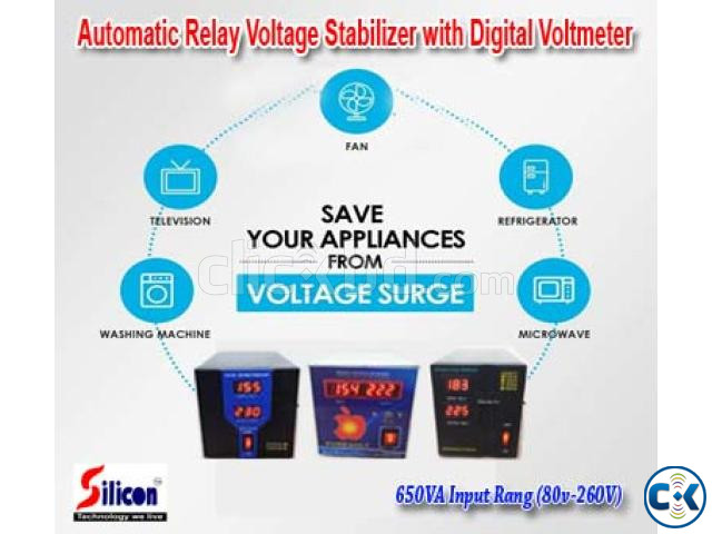 DIGITAL STAVILIZER 650VA large image 2