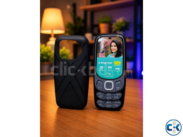 Proton Fly RFL Brand বাটন ফোন সাথে আকর্ষনীয় ব্যাক কভার large image 2