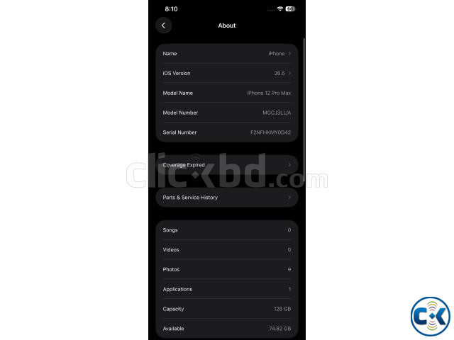 iphone 12 Pro Max 128GB USA REGION price in Bangladesh | ClickBD image 5