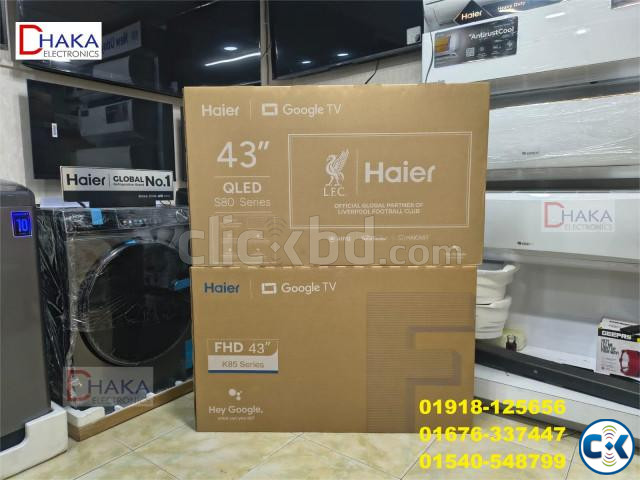 Haier 43 Inch QLED 4K UHD Google TV H43S80GUX | ClickBD image 2