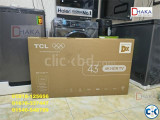 TCL 43 inch 43V6C HDR 4K Smart Google TV Official