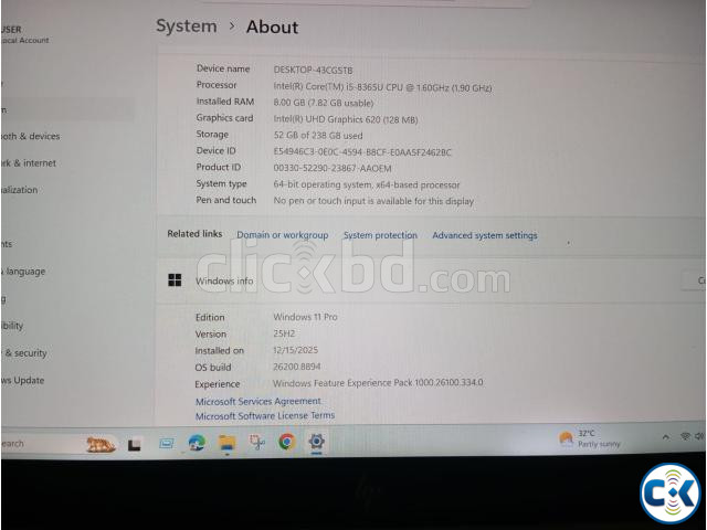 বিক্রি হবে প্রিমিয়াম HP EliteBook 840 G5 ল্যাপটপ | ClickBD image 4