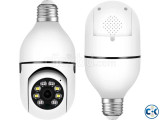 Double Lens PTZ Bulb Wi-Fi IP Camera