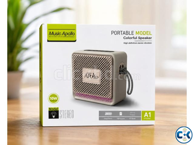 Music Apollo A1 Portable Premium Bluetooth Speaker | ClickBD image 4