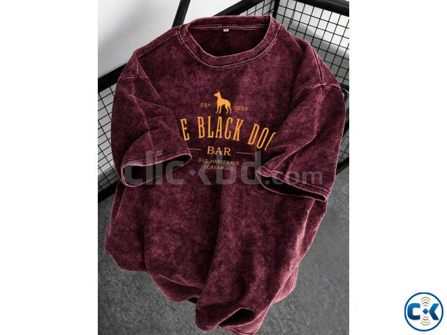 Premium Acid Wash Drop Shoulder TShirt price in Bangladesh | ClickBD image 2
