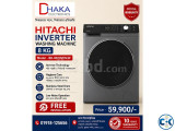 Hitachi BD-802HVOSW Inveter Washing Machine 8 KG
