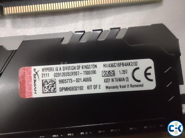 HyperX Fury RGB 32GB Kit 2x16GB DDR4 Desktop RAM | ClickBD image 4