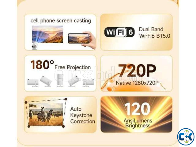 HY300 Android Projector price in Bangladesh | ClickBD image 2