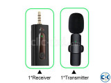 K35 Wireless Collar Microphone for Vlogging Interview Live