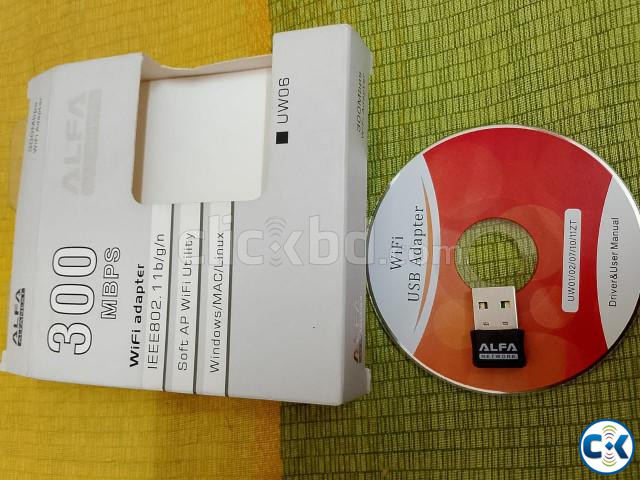 Cande Lavalier Mic Alfa 300Mbps WiFi Adapter | ClickBD image 2