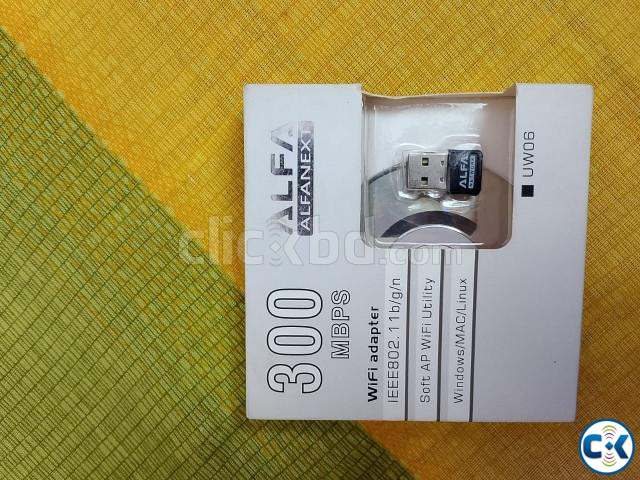 Cande Lavalier Mic Alfa 300Mbps WiFi Adapter | ClickBD image 3