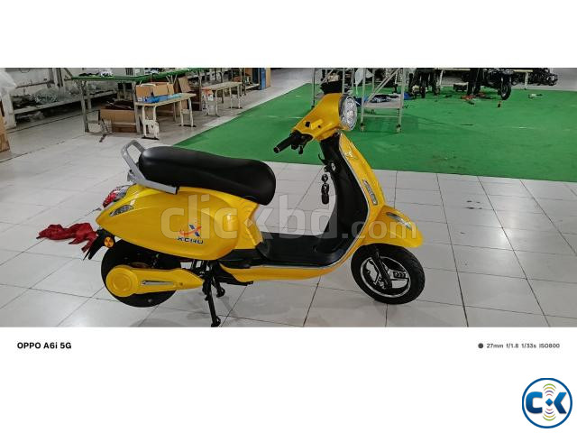 Brand New 2 Wheeler Electric Bike Yellow Color | ClickBD image 3