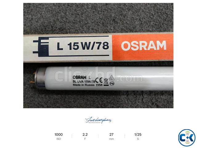 Osram L BL UVA 15W 78 fluorescent blacklight ultraviolet 1.5 | ClickBD image 2