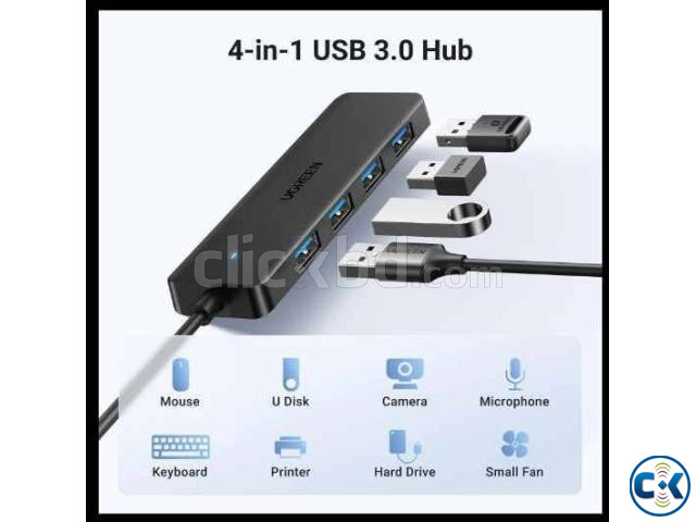 UGREEN 4-Port USB 3.0 Hub High-Speed 5Gbps USB Hub | ClickBD image 2
