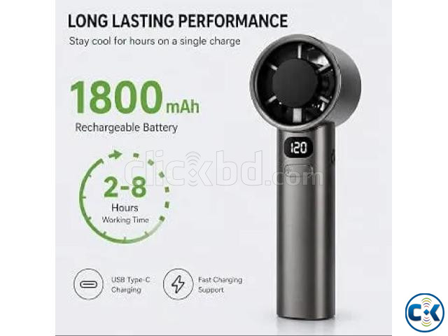 Rechargeable Mini Portable Fan price in Bangladesh | ClickBD image 4
