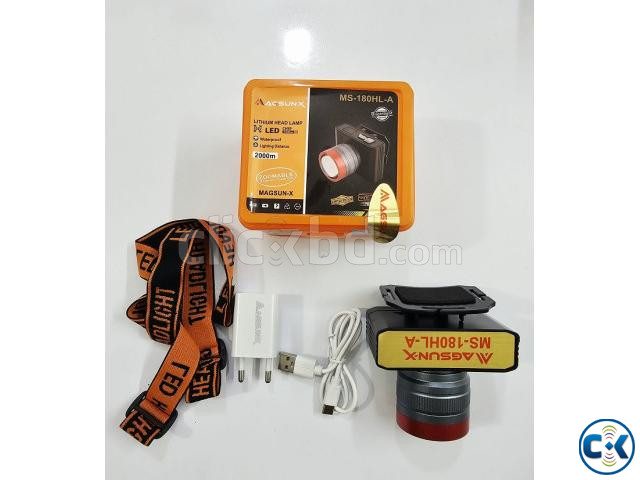 Magsun-X MS-180HL Ultra-Bright Zoomable LED Headlamp | ClickBD image 2