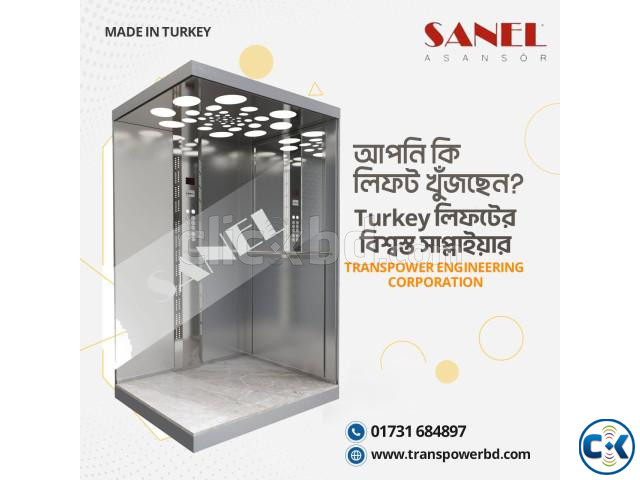 Sanel 450 Kg Passenger Elevator Brand Sanel-Turkey | ClickBD image 5