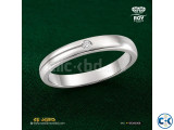 Gents Silver Diamond Ring Rupar Angti ROY DIAMOND