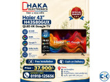Haier 43 inch H43S80GUX QLED UHD 4K Google TV