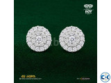 Real Diamond Earring 18K 0.19ct Diamond ROY DIAMOND