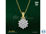 Elegant Diamond Pendent 0.12ct 18K - Locket ROY DIAMOND