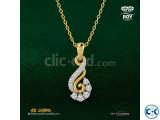 Simple Diamond Locket 0.10ct 18K - Pendent ROY DIAMOND