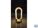Crystal Table Lamp With Touch Control And 3 Color Lights