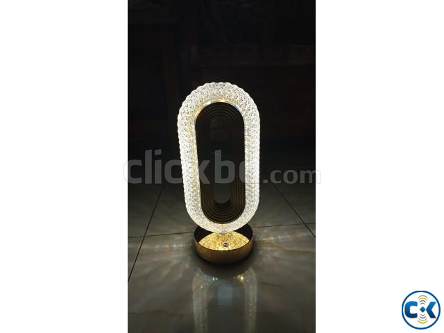 Crystal Table Lamp With Touch Control And 3 Color Lights | ClickBD image 2