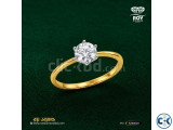 Single Diamond Solitaire Ring 0.40ct 18K ROY DIAMOND