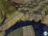 Noborupa Muslin Organza Saree - MO-026