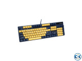 Rapoo V500 Pro Yellow-Blue Mechanical Gaming Keyboard