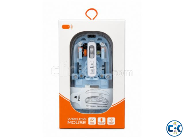 Transparent Wireless Mouse Tri-Mode 2.4G Bluetooth 5.3 | ClickBD image 3