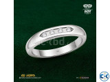 Gents Silver Rings with Diamonds 0.09ct ROY DIAMOND